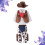 5 Pcs Conjunto Cowboy Tamanho 80 18-24 Meses 8
