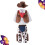 5 Pcs Conjunto Cowboy Tamanho 80 18-24 Meses 3