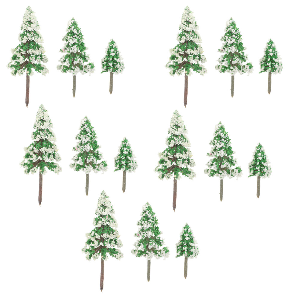 75 Sztuk Miniatury Drzew Do Krajobrazu Sand Table Dekoracje-image