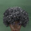Dark Grey Fluffy Grandma Wig Para 4