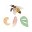 1 Conjunto Animal Simulado Decoração Crianças 5