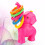 Conjunto De Brinquedo De Arremesso Com Argolas Plástico Rosa 5