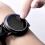 Orologio Smart Nero Rotondo Con Touch Screen E Cinturino PU 5