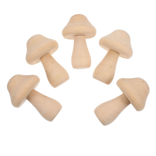 20 Holzpilze Für Unbemalte Pilze 2