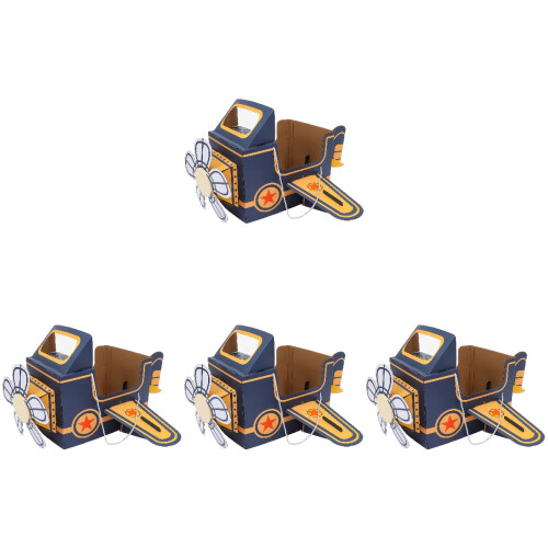 4 Unidades Brinquedo Avião Engraçado 1