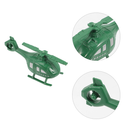 25 Pcs Brinquedo Helicóptero Exército Avião Suprimento 2