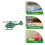 25 Pcs Brinquedo Helicóptero Exército Avião Suprimento 10