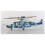 3D Diy -Cabeça Avião Caça Montagem Para Crianças 3