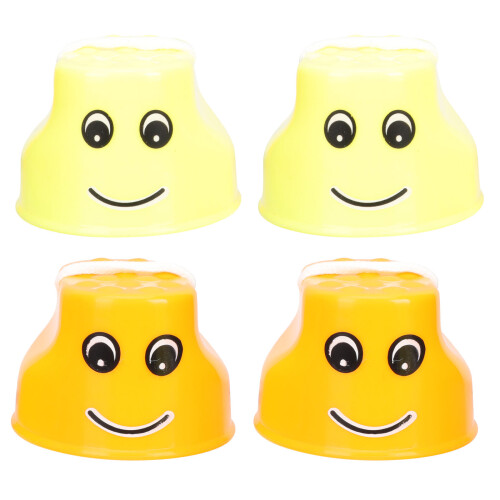 4 Unidades Perneiras Crianças Sorridente Brinquedo
