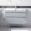 NES Home Nes Home 800mm Matte Grey Wall Hung 2 Drawers Handleless Slim Basin Vanity Unit 5