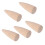 5Pcs Brinquedo Maciça Bloco Construção Pintado Mão 3