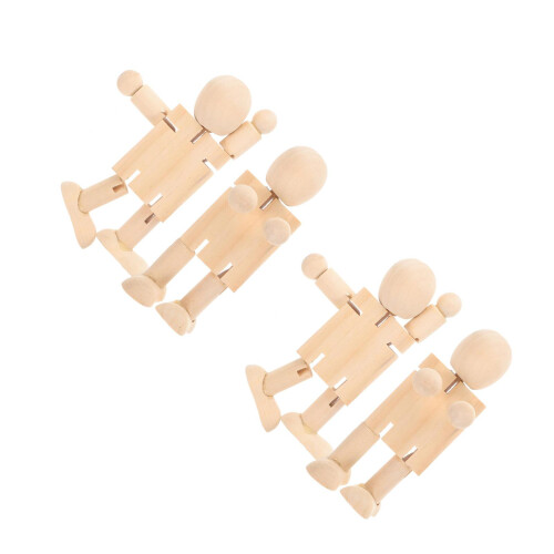 4 Holzfiguren Für Einrichtung 2