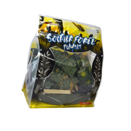 90 Pcs Soldado Guerra Verde 1