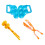 3Pcs Clipe De Bola De Neve Plástico, Brinquedo , 1