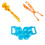 3Pcs Clipe De Bola De Neve Plástico, Brinquedo , 5