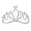 glitzernde krone mit und , tiara für haarreif 1