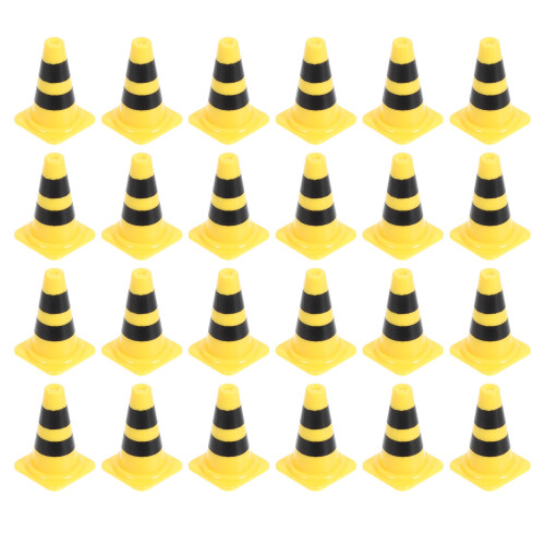 90 Peças Mini Trânsito Barreiras Cones Construção 1