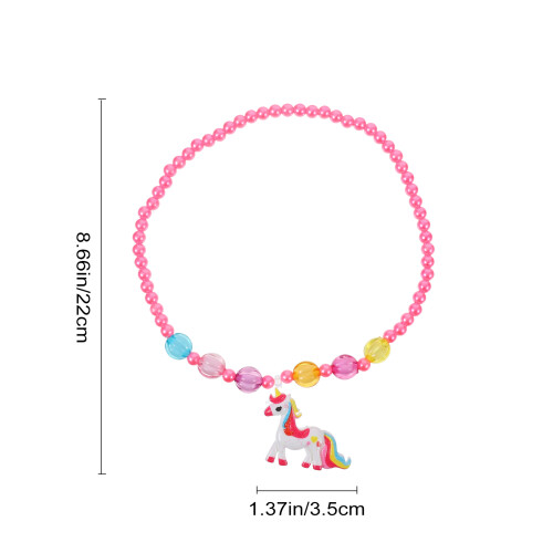 Conjunto De De Unicórnio Para Colar Pulseira 1