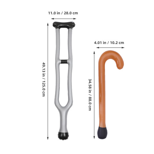 4 Pvc Opblaasbare Wandelstokken Feesten Cosplay 1