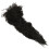 80 Longo Peruca Masculina Punk Cacheada Preta 1