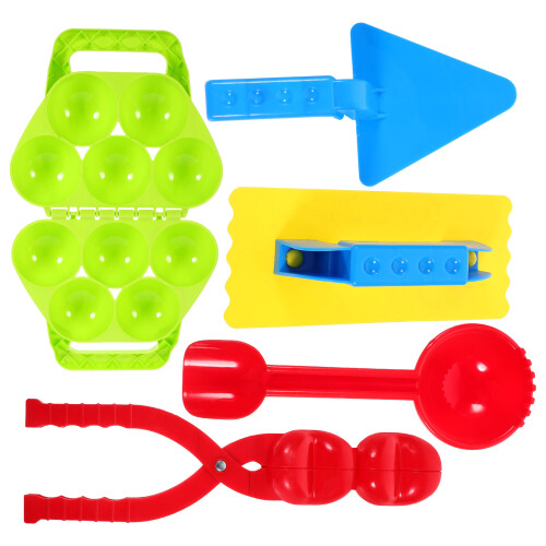 1 Set Schneeballformklammer Für Winter-Schneespiele 2