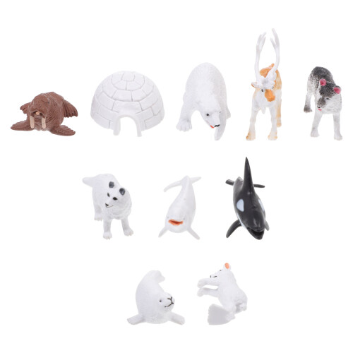 Conjunto De Animais Simulados Brinquedo Educativo