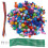 Conjunto De 240 Bolas Coloridas Plush Para Artesanato E Brinquedo 6