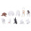 Conjunto De Animais Simulados Brinquedo Educativo 4