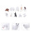 Conjunto De Animais Simulados Brinquedo Educativo 7