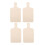 16 Stuks Onafgewerkt Bord Diy Knutselbord Multifunctioneel 1