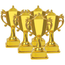 5Stk Mini Kunststoff Trophäe Figur Kleine Auszeichnung
