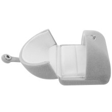 ringkästchen hochzeitszeremonie mit 2 fächern für ringe