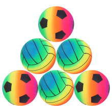 6 Stuks Opblaasbare Strand- En Zwembadbal Kids Pvc Speelgoed