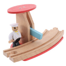 Accessoire Pour Train En Bois Bloc Routier Chemin De Fer Jouet