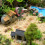 5Pcs Árvores Falsas Mini Para Micro Paisagem 9