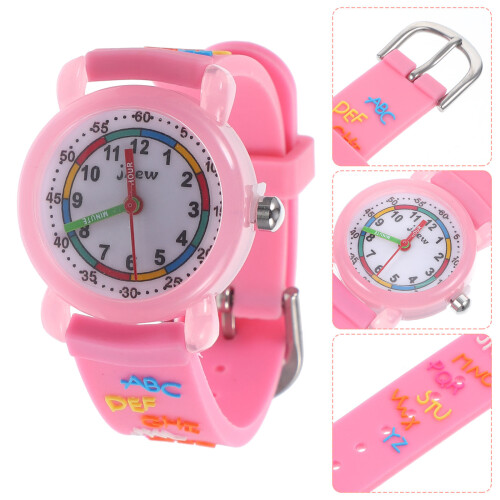 1 3D Impermeable De Para Niña Y Niño Rosa 2