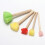 5 Sets/25 Teile -Malpinsel Mit Holzgriff Für Kinder 6