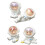 4 Pièces Figurines Astronaute Décoration Micropaysage Statue Bureau 1