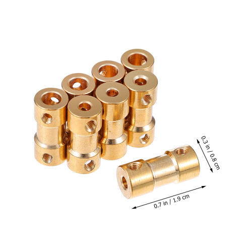 8 Unidades Conector Acoplamento Latão Motor Acessórios 1