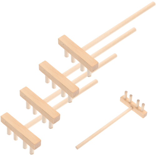 5 Stuks Zandtafel Hark Decoratief 2