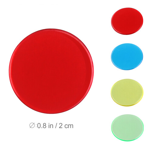 400 Pièces 4 Couleurs 3/4 Jetons De Comptage Pour Jeu De 2