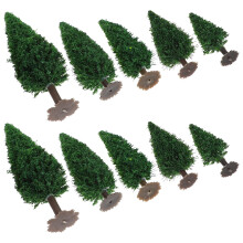 20Ud Árboles Mini De Plástico Multicolor Para Decoración Navideña DIY