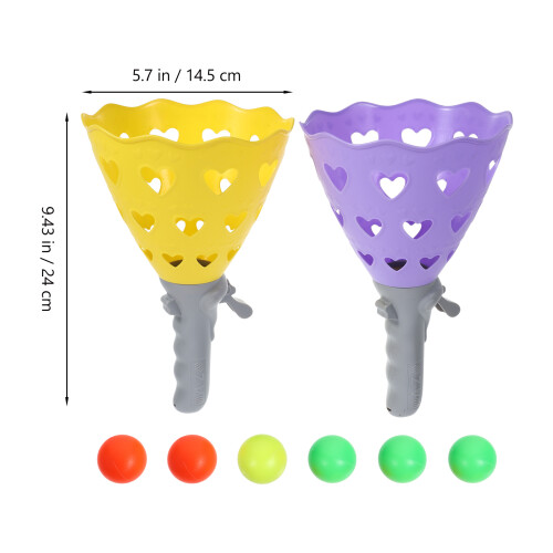 Conjunto De Cesta De De Pegar Bola Com Lançador E Bolas 1