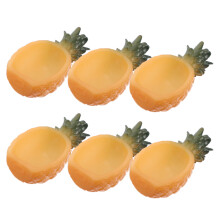 6Stk Mini Ananas Schüsseln Für Kinder Puppenhaus Obstform Becher