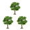 3St Miniatuur Groen PVC DIY Micro Landschap Decor 8