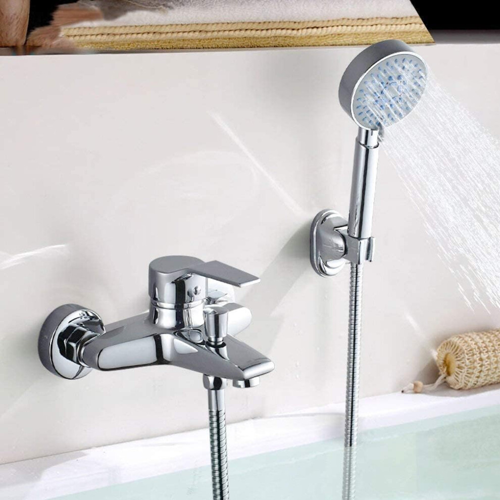 Adjustable Bracket & Silicone Nozzles, High Pressure Shower With Tool-Free Installation For Families Schools Hotels 9135470833184
