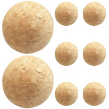8St Kickerbal Tafelballen Kurkbollen Kleine Bals