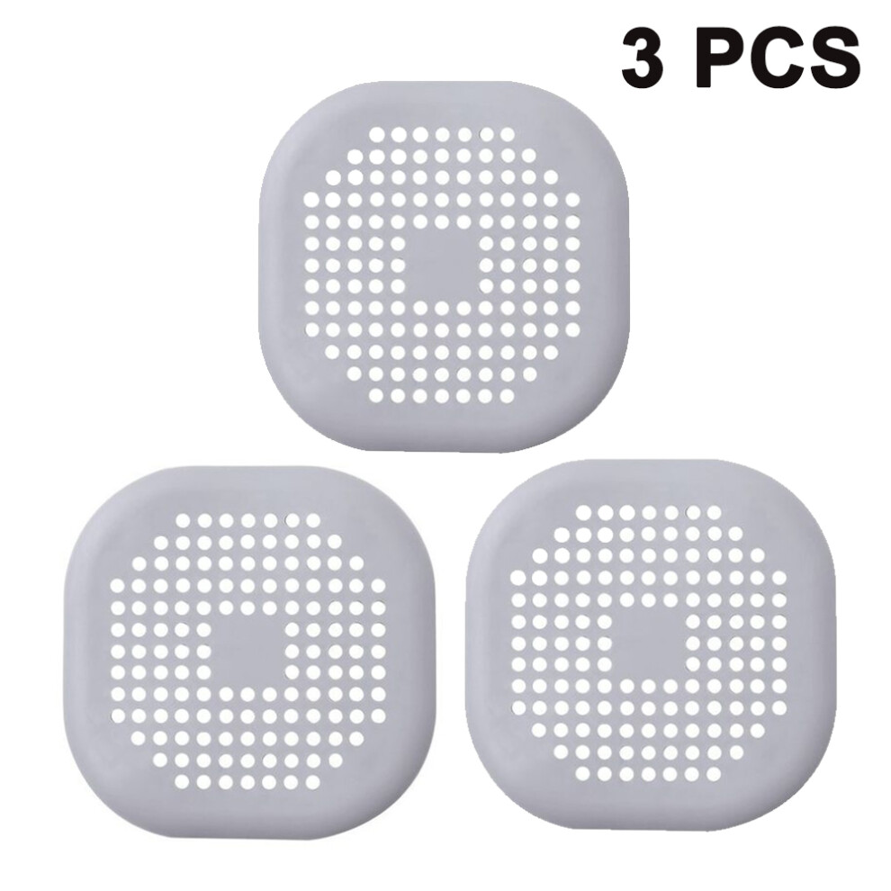 Square Hair Drain Cover, Flexible Thermoplastic Rubber, Home Drain Protectors 9060116843473