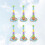 Set 6 Con Lanciabili Per 9