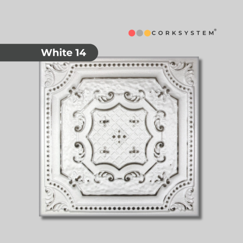White 14 Ceiling and Wall Decorative Panels 2m2
